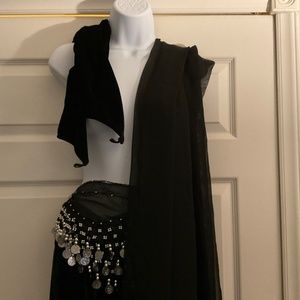 Bellydance costume , 4 piece set